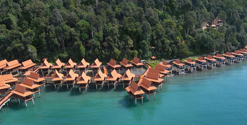 Berjaya Langkawi Resort - Resort Aerial View - Water Chalets
